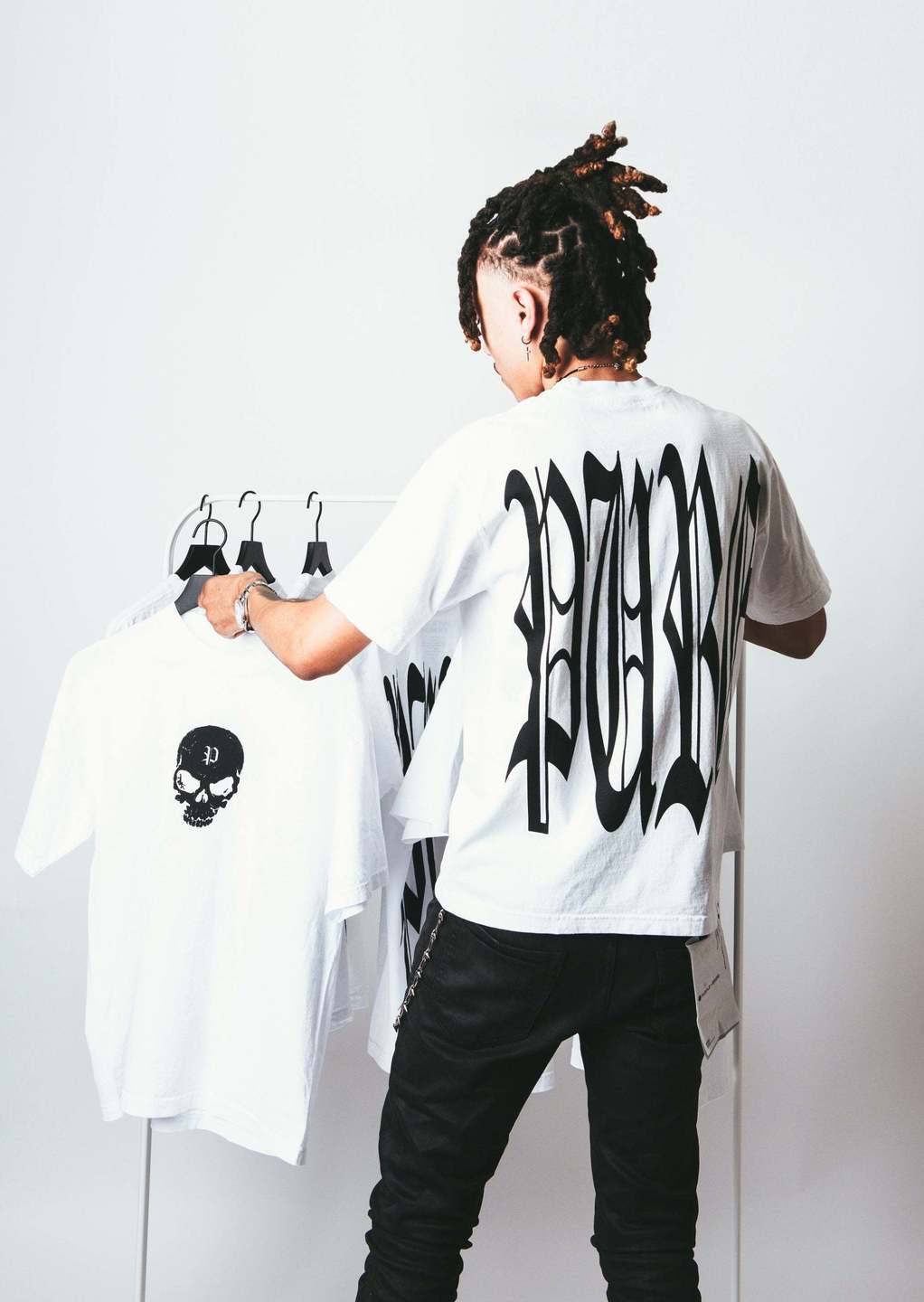 Pain is Pure Skull ‘Pure’ Logo Tee White LC
