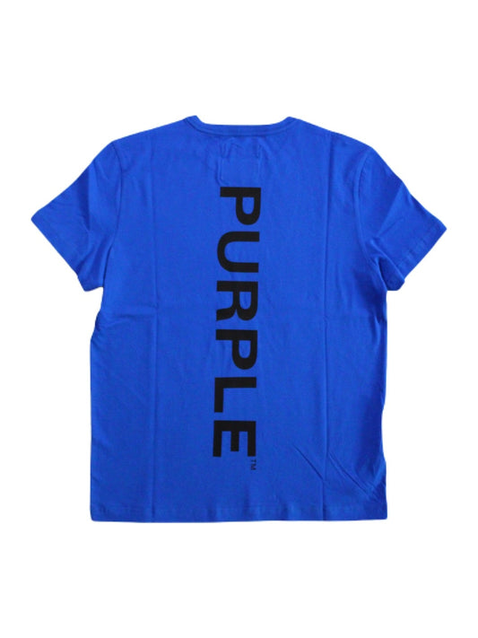 Purple Brand Clean Jersey SS Tee Wordmark Blue