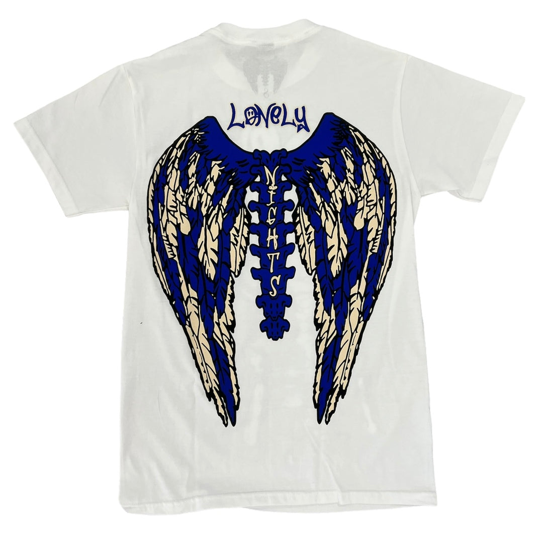 Lonely Nights Mic Tee White