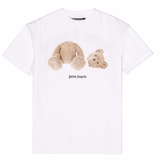 Palm Angels White Classic Bear Shirt