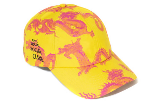 Anti Social Social Club 24k Yellow Cap