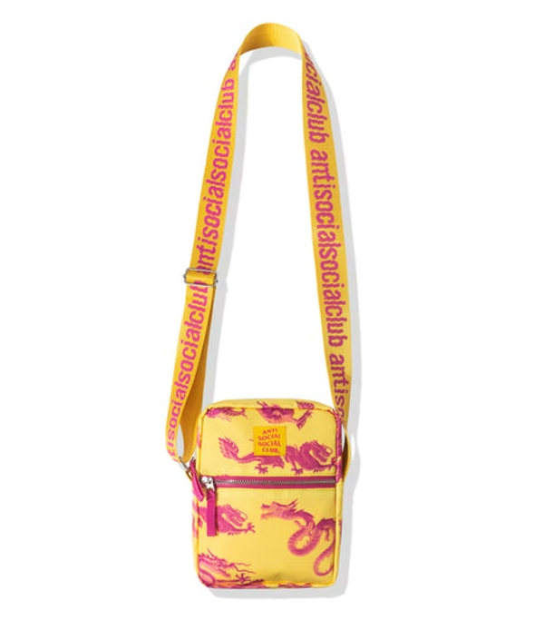 Anti Social Social Club 24k Yellow Side Bag – Upper Level 916