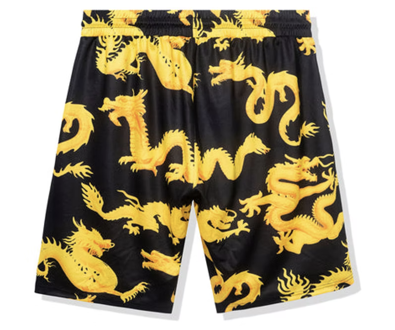 Anti Social Social Club 24k Black Mesh Shorts