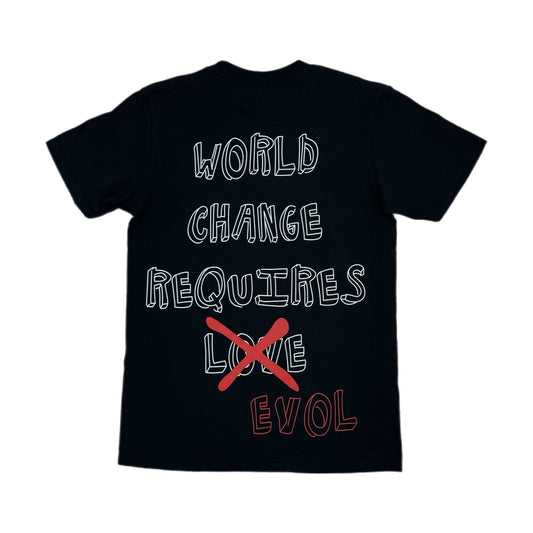 EVOL World Change Tee Black/Grey/Red