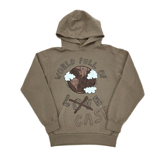 EVOL World Change Hoodie Cream and Brown