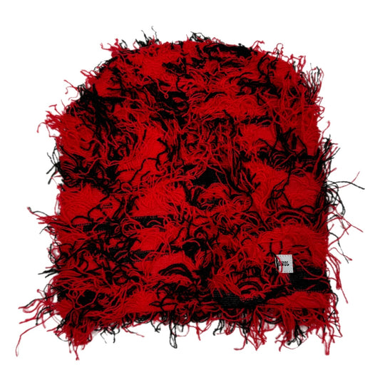 EVOL Loose Knit Allover Beanie Red/Black