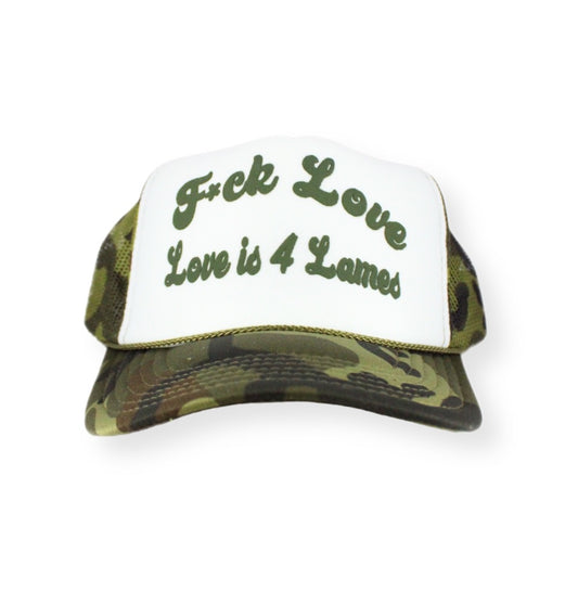EVOL Love Is For Lames Trucker Hat