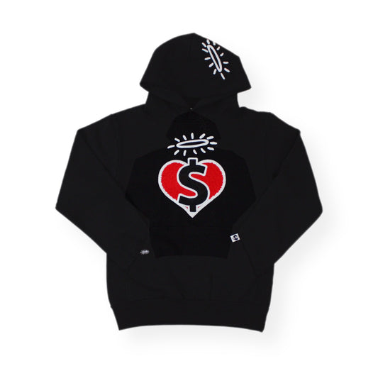 EVOL For The Love Of Money Hoodie Black/Red