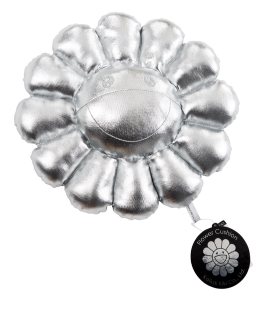 Takashi Murakami Flower Plush (30 CM )Silver