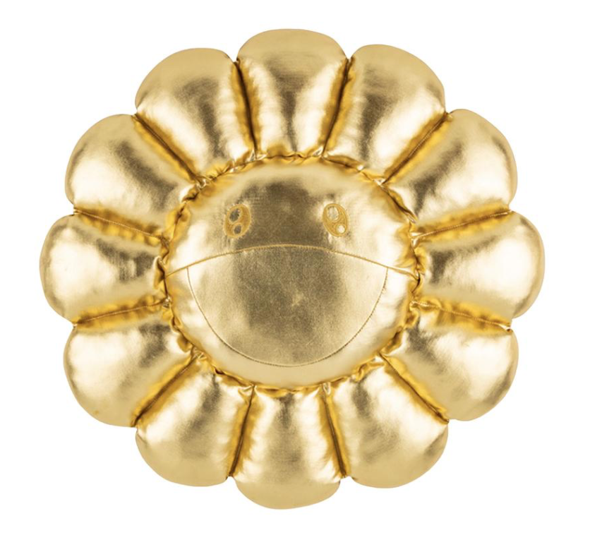 Takashi Murakami Flower Plush (30 CM) Gold