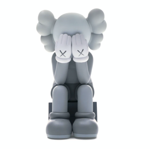 KAWS Passing Through Open Edition Vinyl Figure Grey
