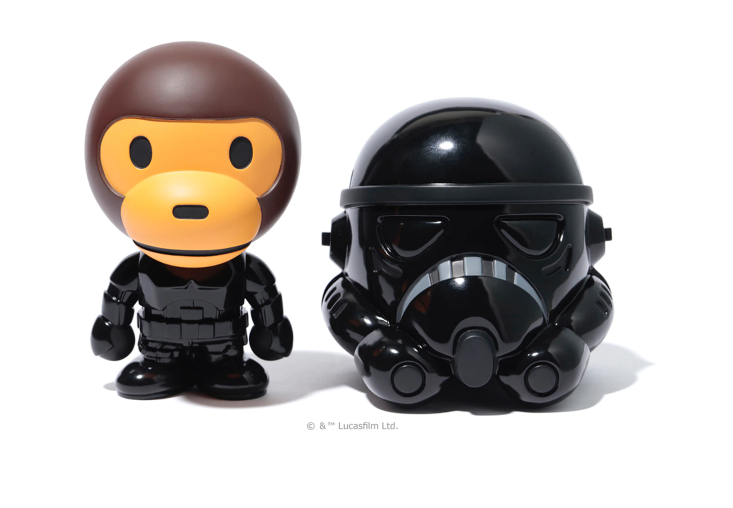 BAPE Star Wars x Baby Milo VCD Stormtrooper Black