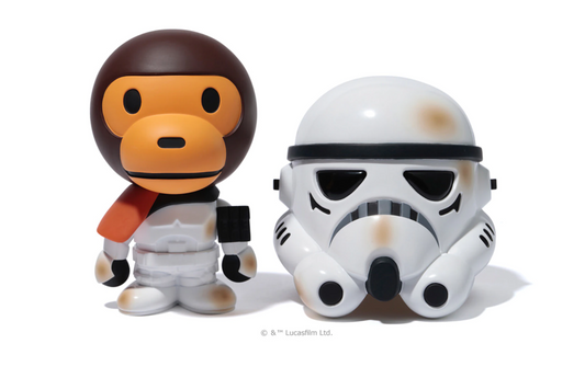 BAPE Star Wars x Baby Milo VCD Sandtrooper White