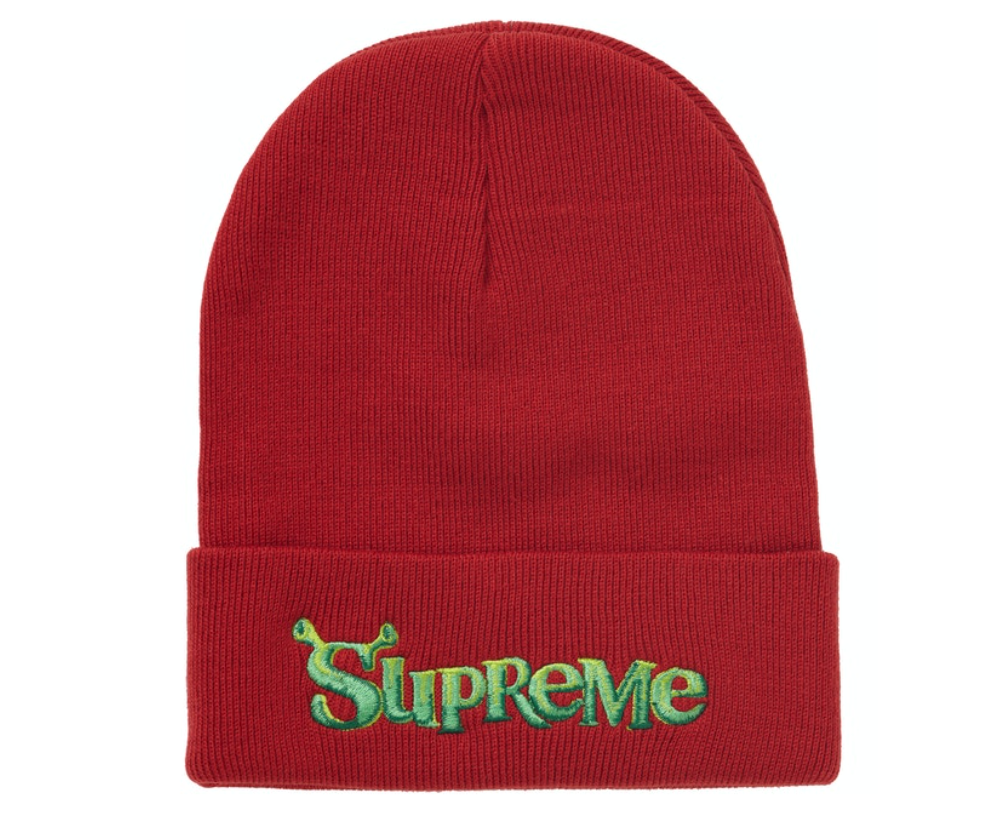Supreme Shrek Beanie Cardinal
