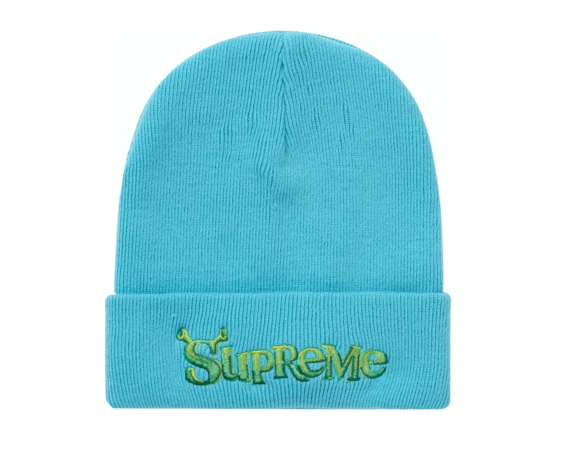 Supreme Big Logo Beanie 'Turquoise