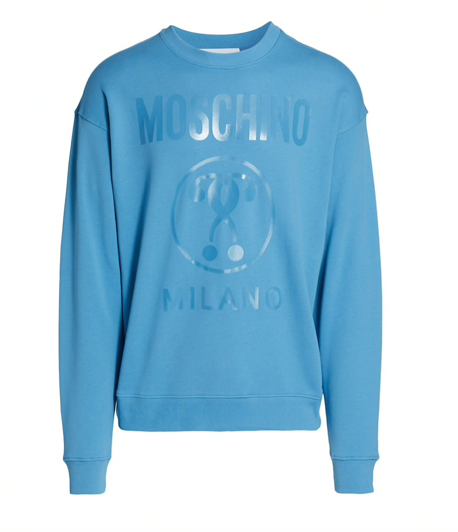 Moschino Light Blue Crewneck