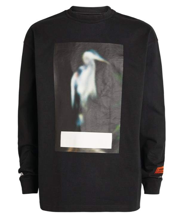 HERON PRESTON Censored Heron Long-Sleeved T-Shirt