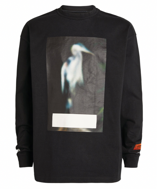 HERON PRESTON Censored Heron Long-Sleeved T-Shirt