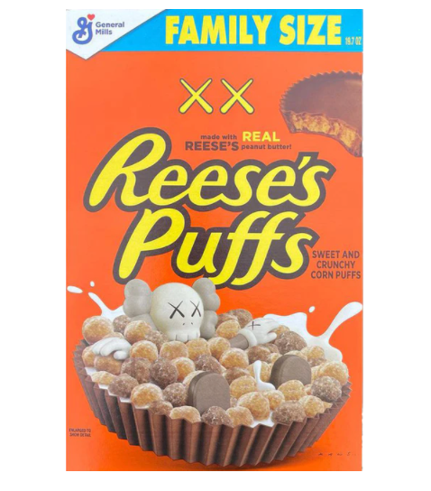 KAWS x Reese's Puffs Cereal Family Size (MC)