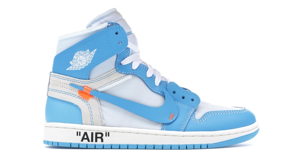 White and blue retro 1 hot sale
