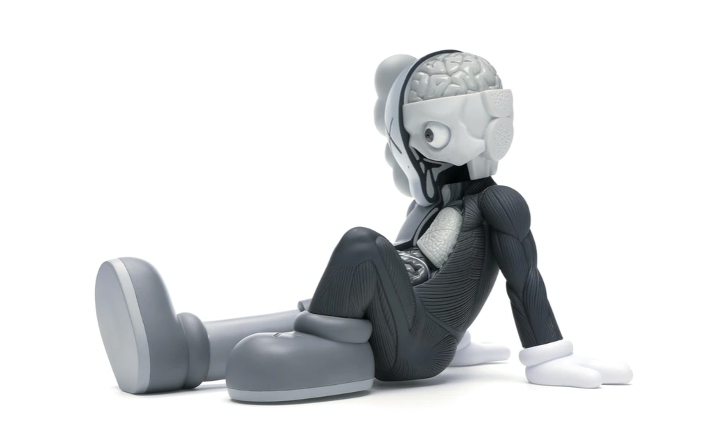 KAWS Resting Place Vinyl Figure Grey