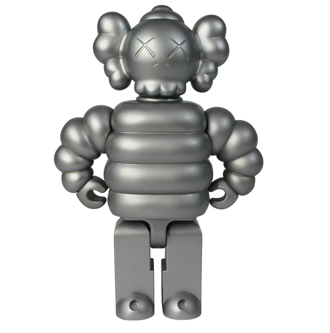 KAWS Chum Kubrick 400% Silver