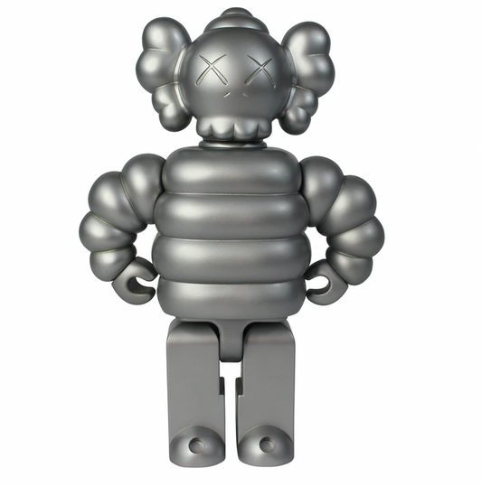 KAWS Chum Kubrick 400% Silver