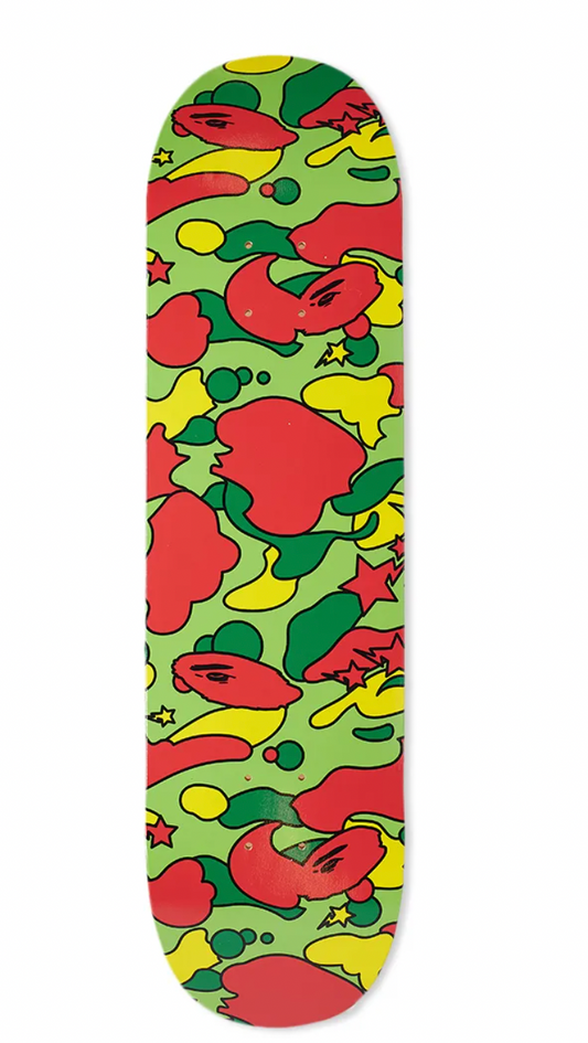 A BATHING APE STA CAMO SKATEBOARD MULTI
