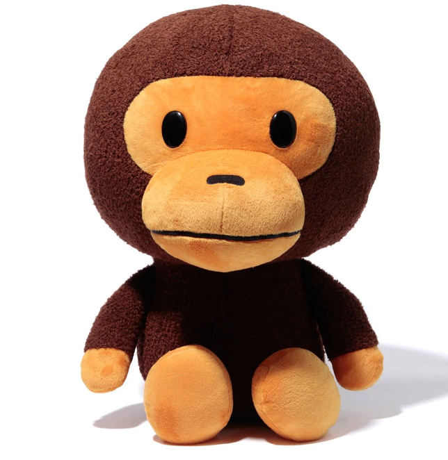 BAPE Plush Doll 50cm Milo Brown
