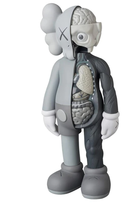 KAWS Companion Flayed Open Edition Vinyl Figure Grey