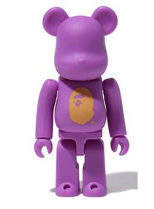 Bearbrick Los Angeles Exclusive 100% Bearbrick Purple/Gold