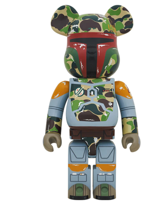 Bearbrick BAPE x STAR WARS BOBA FETT 1000%
