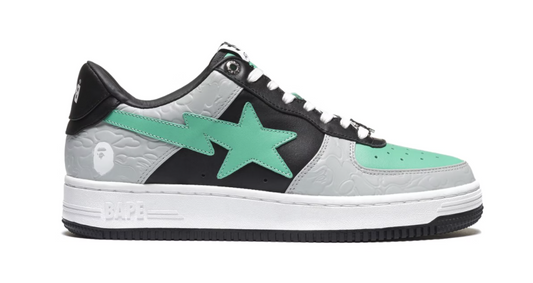 A Bathing Ape Bape Sta Low Grey Green