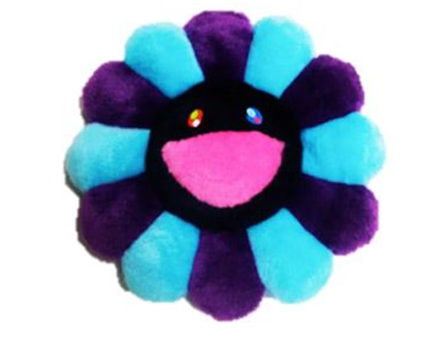 Takashi Murakami Flower Plush 60CM Purple/Turquoise/Black