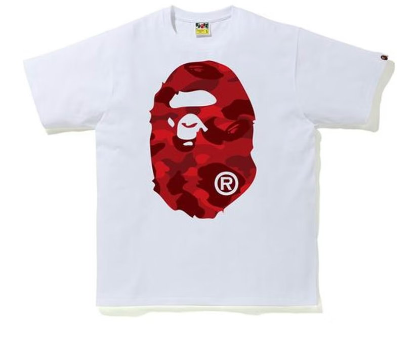White bape shirt sales