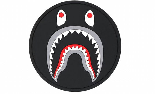 BAPE Shark Rubber Coaster Black