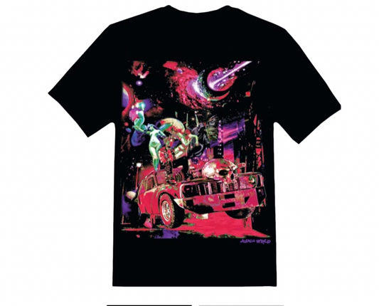 Juice Wrld Galaxy T-shirt Black