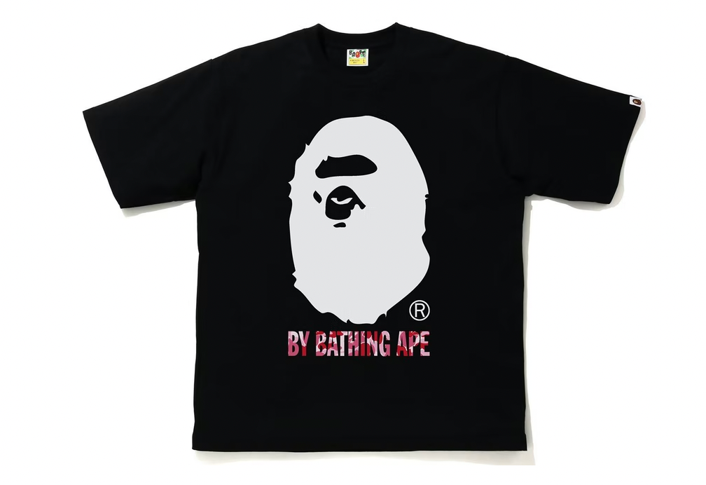 BAPE ABC Camo By Bathing Ape Relaxed Fit Tee Black/Pink