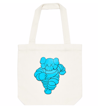 KAWS Chum Tote Bag Blue