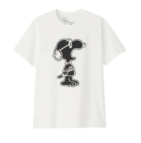 KAWS x Uniqlo x Peanuts Joe Kaws Yawn Outline Tee