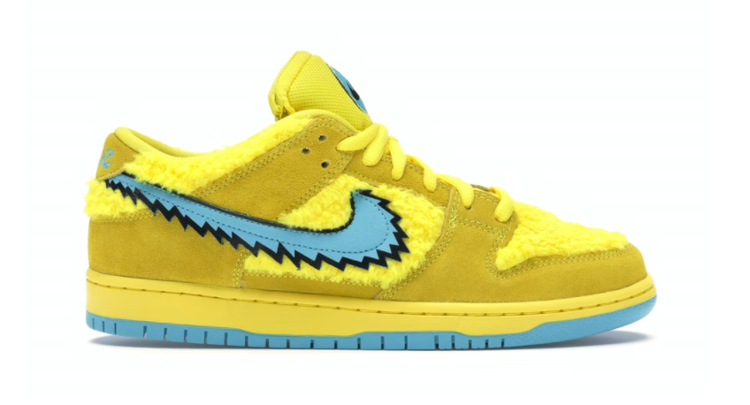 Nike SB Dunk Low Grateful Dead Bears Opti Yellow