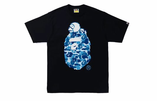 BAPE ABC Camo Milo On Big Ape Tee Black/Blue