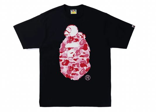BAPE ABC Camo Milo On Big Ape Tee Black/Pink
