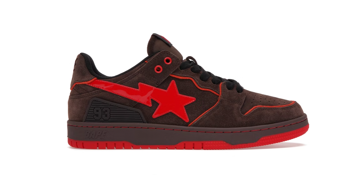 A Bathing Ape Bape SK8 Sta Brown