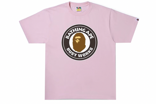 BAPE Busy Works Tee Pink