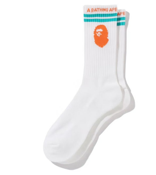 BAPE Ape Head Line Socks