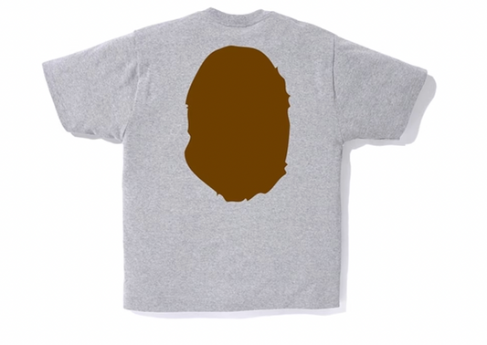 BAPE Big Ape Head Tee Gray