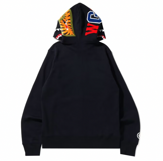 BAPE Shark Full Zip Hoodie (SS22) Black