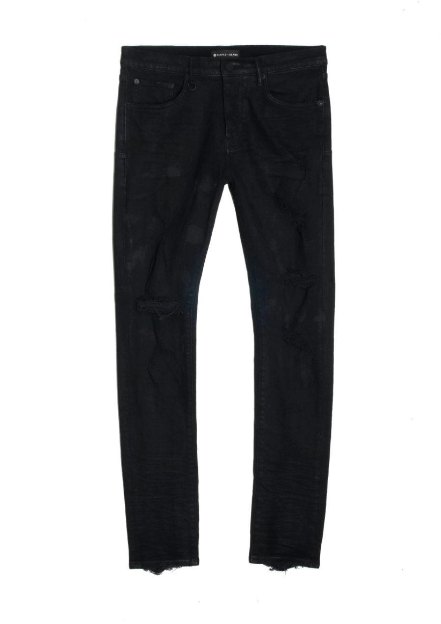 Purple Brand Black Oil Spill