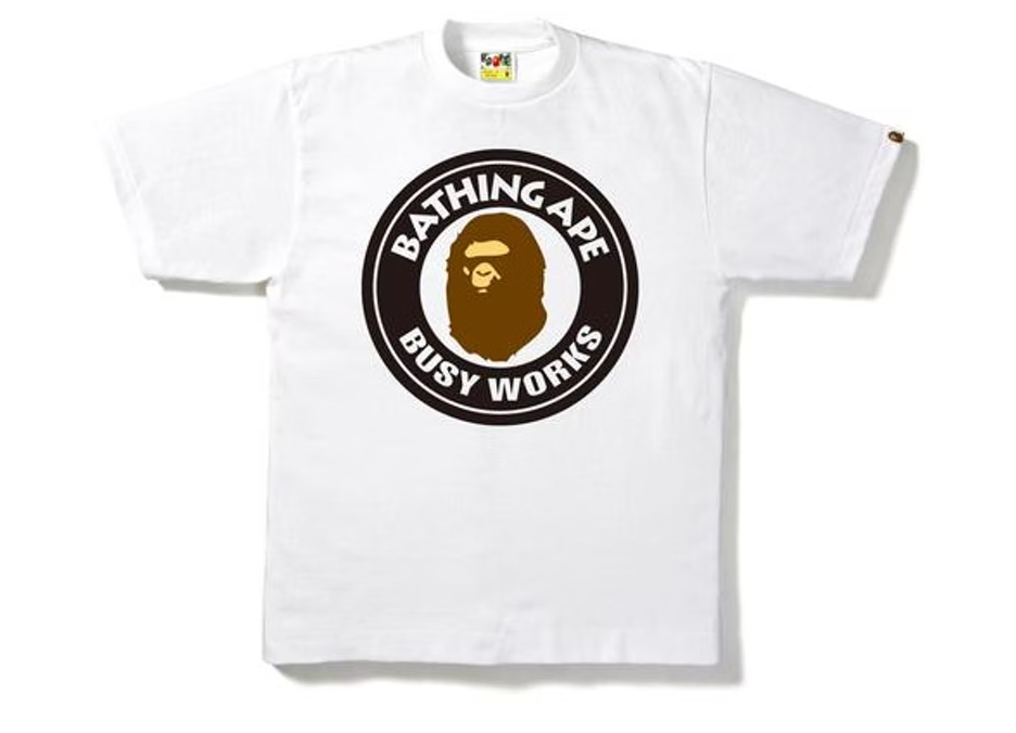 BAPE Busy Works Tee Tee White